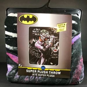 DC Comics The Joker Laughing “Ha Ha” Plush Throw